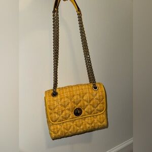 Kate Spade New York Natalia Tweed Medium Flap Quilted Shoulder Bag